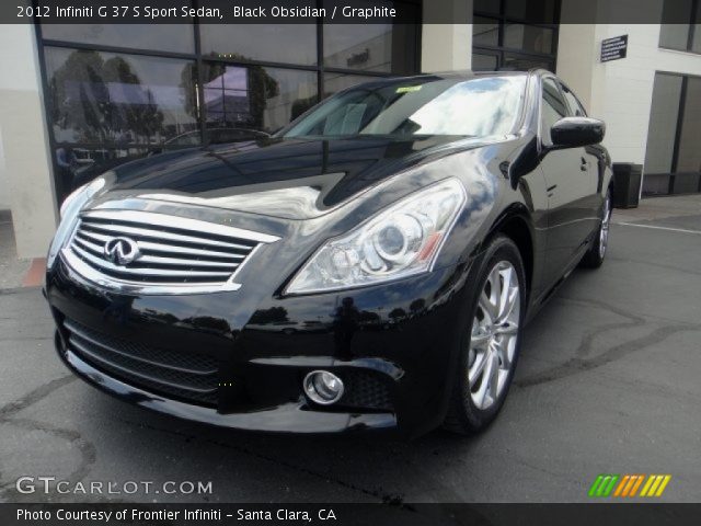 2012 Infiniti G 37 S Sport Sedan in Black Obsidian