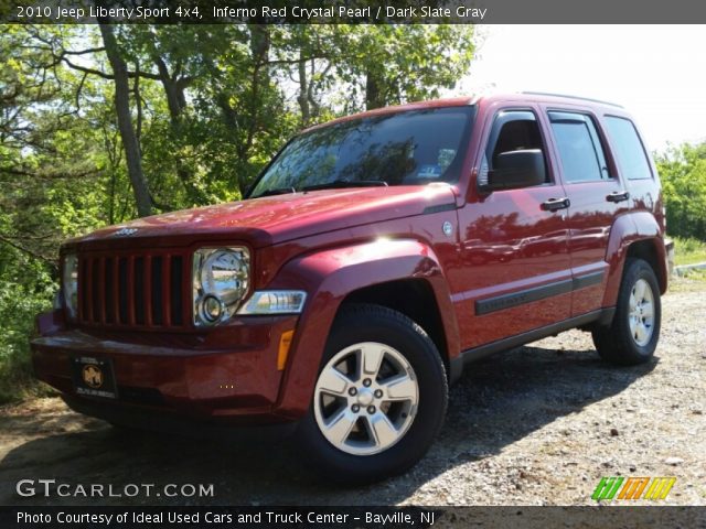 2010 Jeep Liberty Sport 4x4 in Inferno Red Crystal Pearl