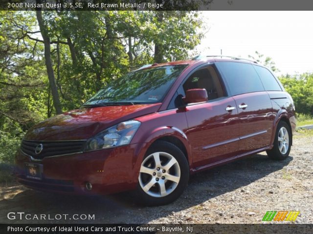 2008 Nissan Quest 3.5 SE in Red Brawn Metallic