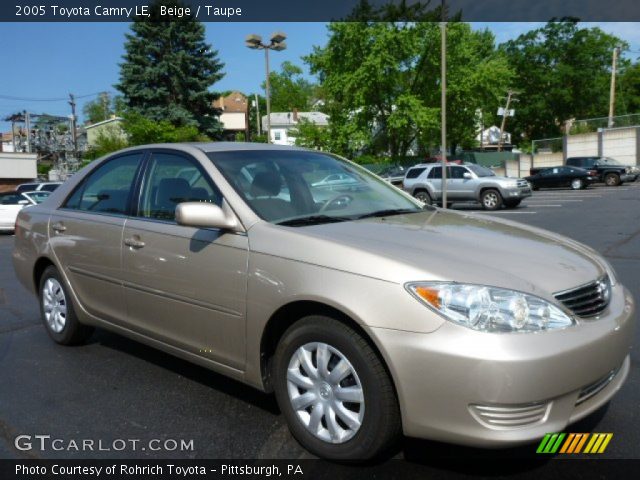 2005 Toyota Camry LE in Beige