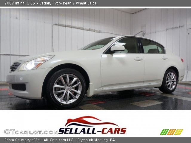 2007 Infiniti G 35 x Sedan in Ivory Pearl