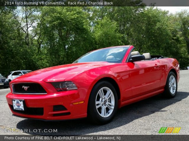 2014 Ford Mustang V6 Convertible in Race Red