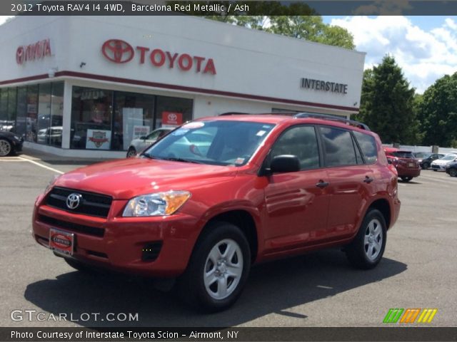 2012 Toyota RAV4 I4 4WD in Barcelona Red Metallic