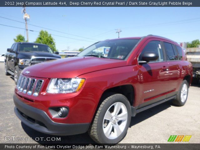 2012 Jeep Compass Latitude 4x4 in Deep Cherry Red Crystal Pearl