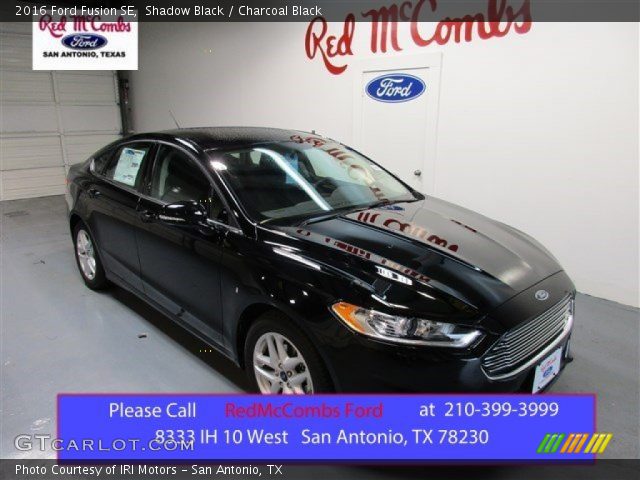 2016 Ford Fusion SE in Shadow Black