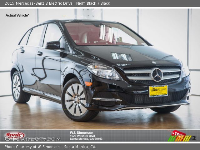 2015 Mercedes-Benz B Electric Drive in Night Black