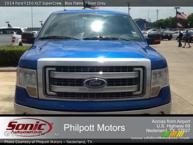 2014 Ford F150 XLT SuperCrew in Blue Flame