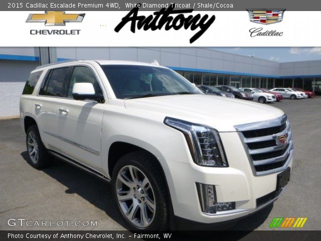 2015 Cadillac Escalade Premium 4WD in White Diamond Tricoat
