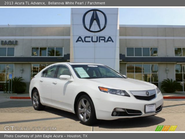 2013 Acura TL Advance in Bellanova White Pearl
