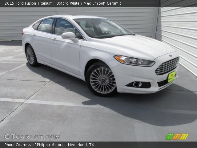 2015 Ford Fusion Titanium in Oxford White