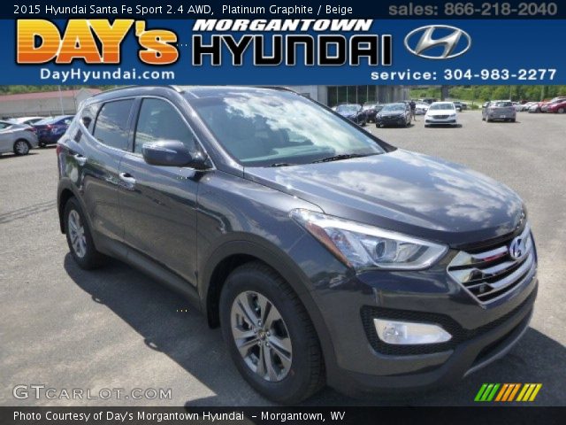 2015 Hyundai Santa Fe Sport 2.4 AWD in Platinum Graphite