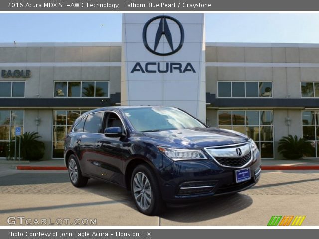 2016 Acura MDX SH-AWD Technology in Fathom Blue Pearl