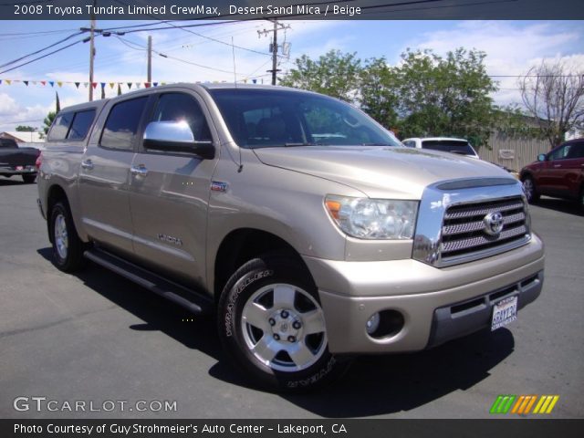 2008 Toyota Tundra Limited CrewMax in Desert Sand Mica