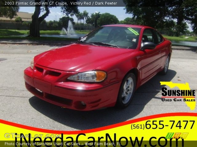 2003 Pontiac Grand Am GT Coupe in Victory Red