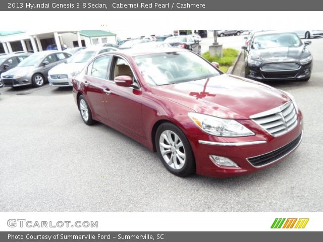 2013 Hyundai Genesis 3.8 Sedan in Cabernet Red Pearl