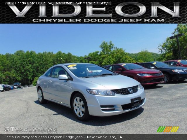 2009 Honda Civic LX Coupe in Alabaster Silver Metallic