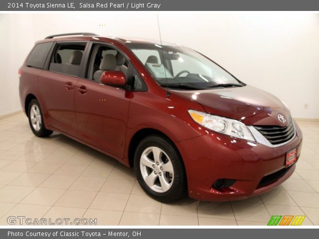 2014 Toyota Sienna LE in Salsa Red Pearl