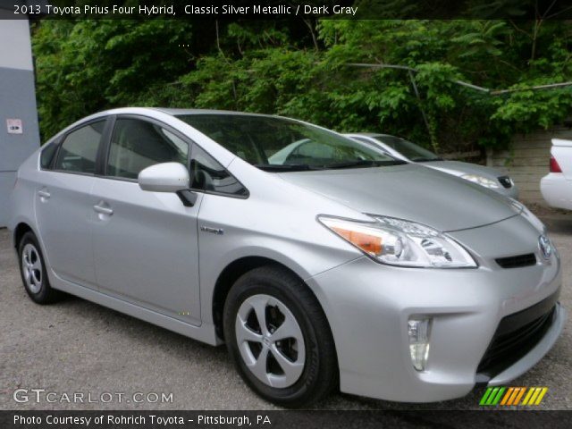 2013 Toyota Prius Four Hybrid in Classic Silver Metallic