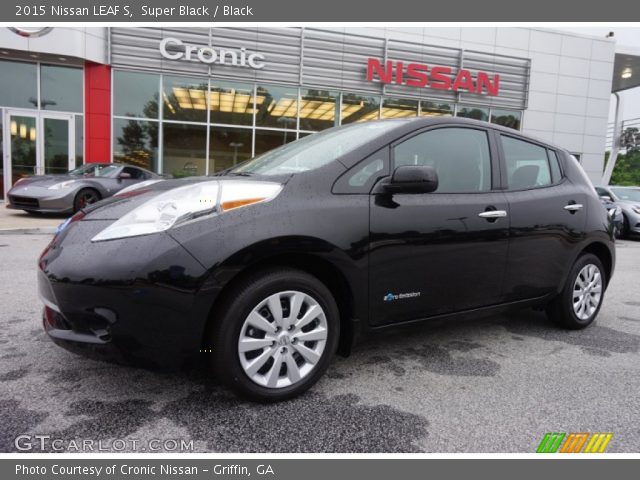 2015 Nissan LEAF S in Super Black