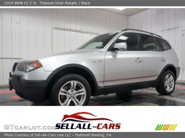 2004 BMW X3 3.0i in Titanium Silver Metallic
