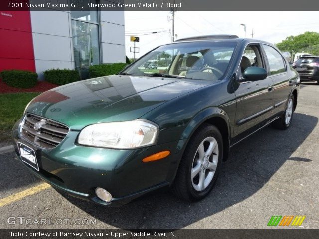 2001 Nissan Maxima GLE in Sherwood Green Metallic