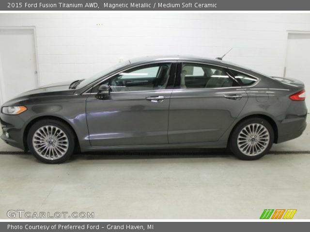 2015 Ford Fusion Titanium AWD in Magnetic Metallic