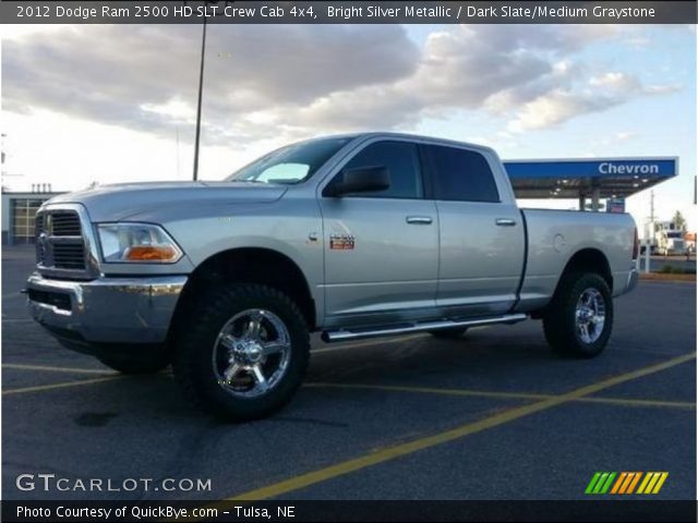 2012 Dodge Ram 2500 HD SLT Crew Cab 4x4 in Bright Silver Metallic