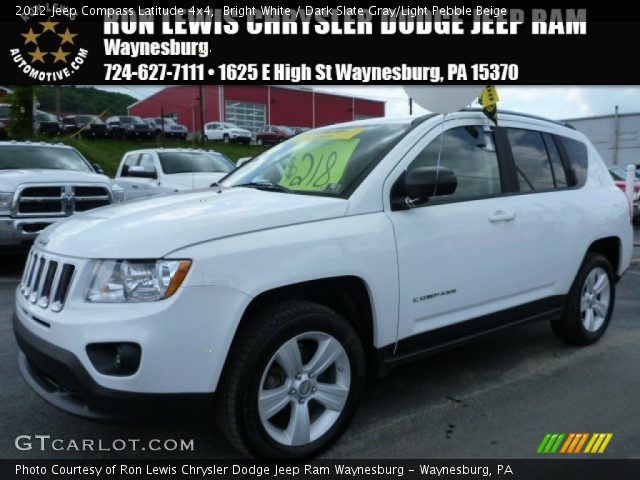 2012 Jeep Compass Latitude 4x4 in Bright White