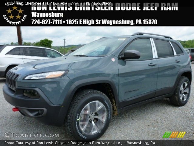 2015 Jeep Cherokee Trailhawk 4x4 in Anvil