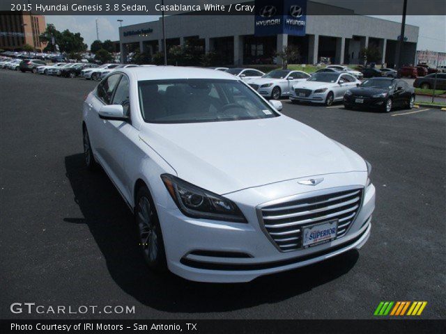 2015 Hyundai Genesis 3.8 Sedan in Casablanca White