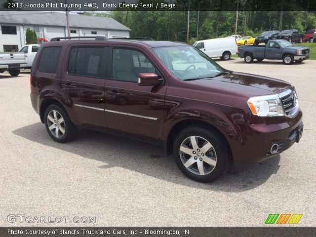 2013 Honda Pilot Touring 4WD in Dark Cherry Pearl