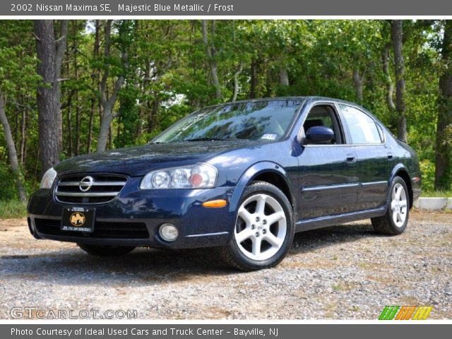 2002 Nissan Maxima SE in Majestic Blue Metallic