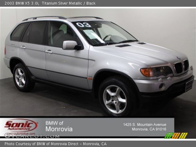 2003 BMW X5 3.0i in Titanium Silver Metallic