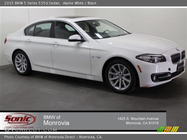 2015 BMW 5 Series 535d Sedan in Alpine White