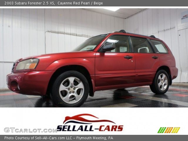 2003 Subaru Forester 2.5 XS in Cayenne Red Pearl