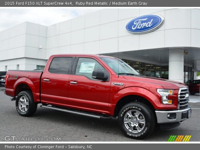 2015 Ford F150 XLT SuperCrew 4x4 in Ruby Red Metallic