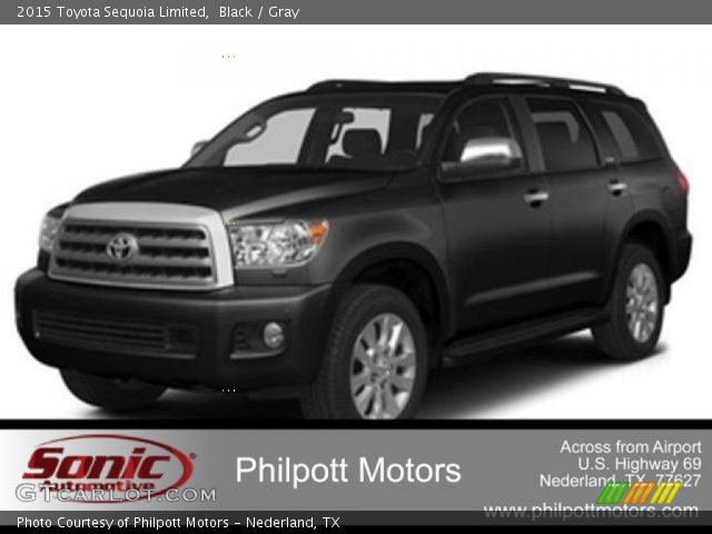 2015 Toyota Sequoia Limited in Black