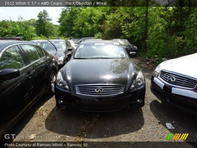 2012 Infiniti G 37 x AWD Coupe in Black Obsidian