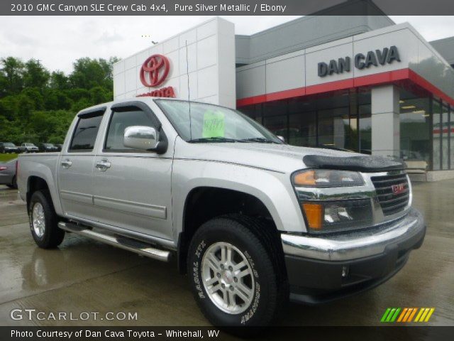 2010 GMC Canyon SLE Crew Cab 4x4 in Pure Silver Metallic