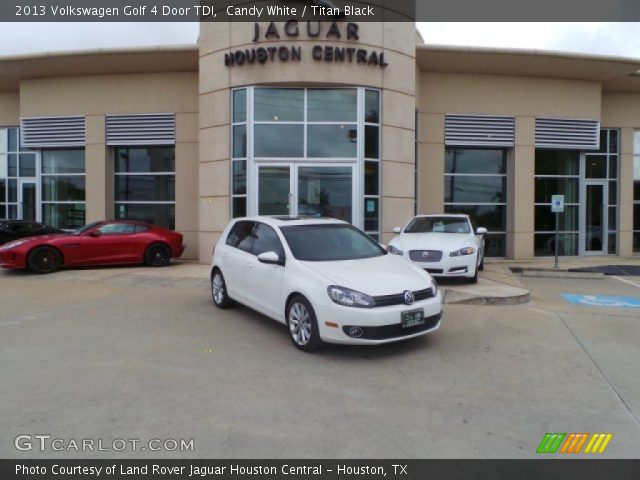 2013 Volkswagen Golf 4 Door TDI in Candy White