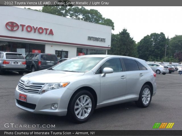 2012 Toyota Venza LE AWD in Classic Silver Metallic