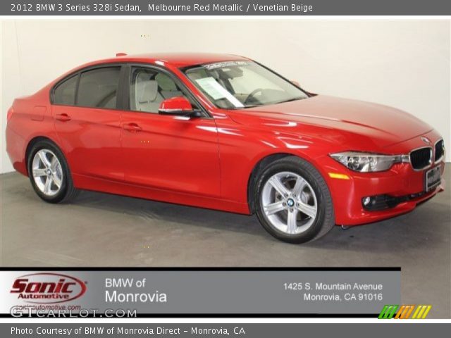 2012 BMW 3 Series 328i Sedan in Melbourne Red Metallic