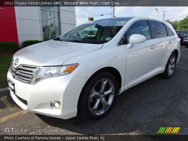 2012 Toyota Venza Limited AWD in Blizzard White Pearl