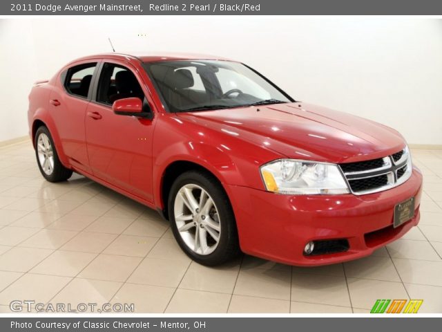 2011 Dodge Avenger Mainstreet in Redline 2 Pearl