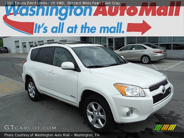 2009 Toyota RAV4 Limited V6 4WD in Blizzard White Pearl