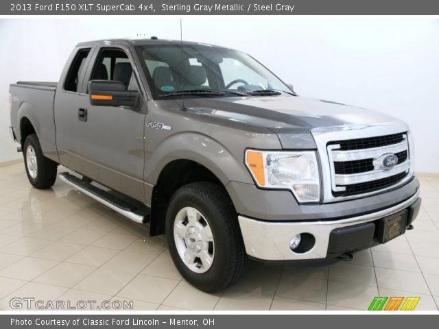 2013 Ford F150 XLT SuperCab 4x4 in Sterling Gray Metallic