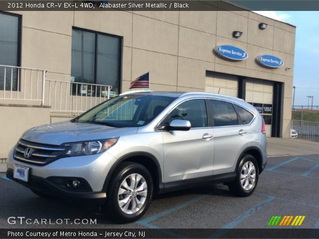 2012 Honda CR-V EX-L 4WD in Alabaster Silver Metallic