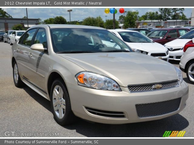 2012 Chevrolet Impala LT in Gold Mist Metallic
