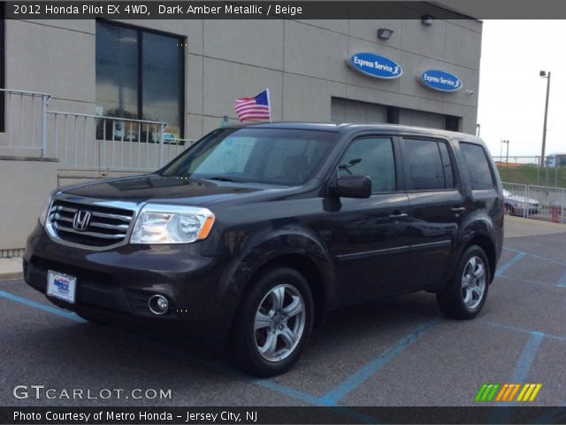 2012 Honda Pilot EX 4WD in Dark Amber Metallic