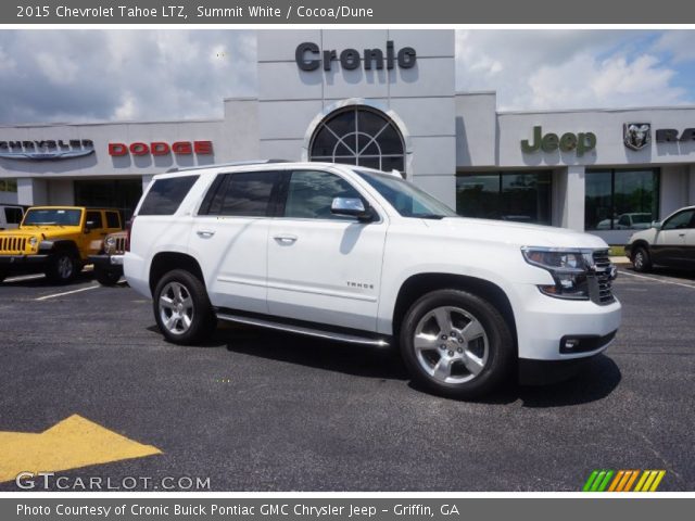 2015 Chevrolet Tahoe LTZ in Summit White